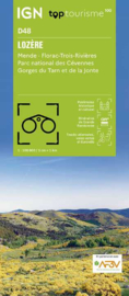 Wegenkaart - fietskaart Lozère - Mende Florac-Trois- Rivières PN Cévennes | Midi Pyrenees / Cevennen | IGN D48 | ISBN 9782758555568