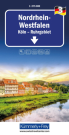 Wegenkaart Westfalen, Köln-Ruhrgebiet, Nr. 03 | Kümmerly + Frey | 1:275 000 | ISBN 9783259300244