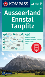 Wandelkaart Ausseerland, Ennstal | Kompass 68 | 1:50.000 | ISBN 9783991214489