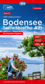 Fietskaart Bodensee / Schwäbisch Alb | ADFC nr.25 | ISBN 9783969902592
