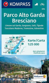 Wandelkaart Parco Alto Garda Bresciano | Kompass 694 | 1:25.000 | ISBN 9783850264716