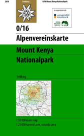 Wandelkaart Mount Kenya NP | OAV | ISBN 9783937530857