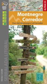 Wandelkaart Montnegre - Corredor | Editorial Alpina | Gebied rond Barcelona | 1:25.000 | ISBN 9788480909037