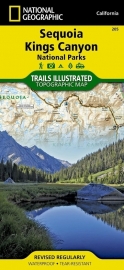 Wandelkaart Sequoia - Kings Canyon National Parks 205 | National Geographic | ISBN 9781566952989
