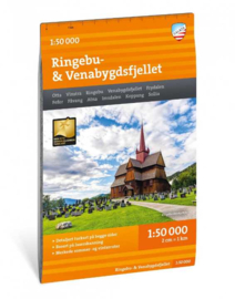 Wandelkaart Ringebu & Venabygdsfjellet | Calazo Forlag | 1:50.000 | ISBN 9789189541139
