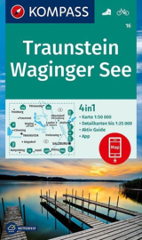 Wandelkaart Traunstein - Waginger See | Kompass 16 | 1:50.000 | ISBN 9783990447222
