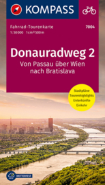 Fietskaart Donauradweg 2 | Kompass 7004 | 1:50.000 | ISBN 9783990449561