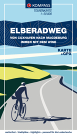 Fietskaart Elbe Radweg 2 Maagdenburg - Cuxhaven | Kompass 7002 | 1:50.000 | ISBN 9783991541851