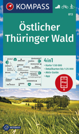 Wandelkaart Östlicher Thüringer Wald | Kompass 813 | 1:50.000 | ISBN 9783990447147