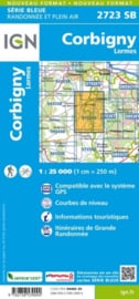 Wandelkaart Corbigny & Lormes | Morvan | IGN 2723SB | ISBN 9782758539094
