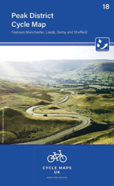 Fietskaart Peak District | 18 Cycle Maps UK - Cordee | 1:100.000 | ISBN 9781904207733