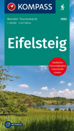 Wandelgids Eifelsteig ( met vouwkaart) | Kompass 2502 | 1:50.000 | ISBN 9783991218371