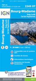 Wandelkaart  Bourg-Madame, Col de Puymorens, Port d`Envalira | Pyreneeën | IGN 2249OT - IGN 2249 OT | ISBN 9782758553670