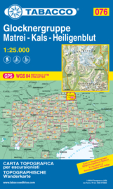 Wandelkaart Glocknergruppe / Matrei / Kals / Heiligenblut | Tabacco | 1:25.000 | ISBN 9788883151316