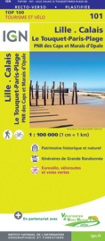 Wegenkaart - Fietskaart Lille - Dunkerque - Calais - Boulogne sur Mer - Le Touquet | IGN 101 | ISBN 9782758547495