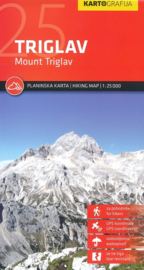 Wandelkaart Triglav -Slovenië | KartoGrafija | 1:25.000 | ISBN 3830048523677