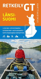 Fiets- Wegenkaart Lansi -Suomi GT 3 - West Finland | Karttakeskus | 1:250.000 | ISBN 9789522663412