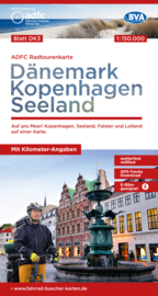 Fietskaart Denemarken - Kopenhagen / Seeland | ADFC | 1:150.000 | ISBN 9783969901618