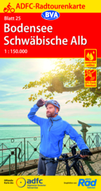 Fietskaart Bodensee / Schwäbisch Alb | ADFC nr.25 | ISBN 9783969900048