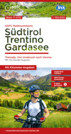 Fietskaart  Sütirol, Trentino, Gardasee | BVA - ADFC 28 | 1:150.000 | ISBN 9783969901571