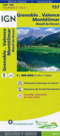 Wegenkaart - fietskaart Grenoble - Montelimar | Rhône-Alpes / Drôme | IGN 157 | ISBN 9782758540861
