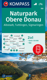 Wandelkaart Naturpark Obere Donau | Kompass 781 | 1:50.000 | ISBN 9783991540298