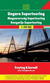 Wegenatlas Hongarije - Supertouring Atlas Ungarn | Freytag & Berndt | ISBN 9783707912920