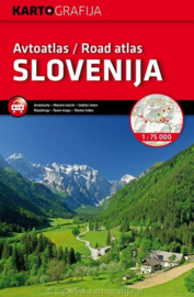 Wegenatlas Slovenija - Slovenië | Kartografija | 1:75.000 | ISBN 9789619329320