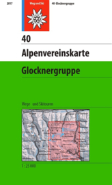 Wandelkaart GrossGlocknergruppe 40 | OAV | 1:25.000 | ISBN  9783937530789