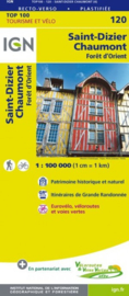 Wegenkaart - Fietskaart St. Dizier - Chaumont | IGN 120 | ISBN 9782758540793