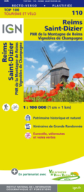 Wegenkaart - Fietskaart Reims / Saint Dizier | IGN 110 | ISBN 9782758543602