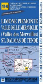 Wandelkaart Limone Piemonte, Valle delle Meraviglie  | IGC nr.114 | 1:25.000 - ISBN 9788896455449