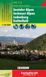 Wandelkaart Seetaler Alpen - Seckauer Alpen - Judenburg - Knittelfeld | Freytag & Berndt 212 | 1:50.000 | ISBN  9783850846813