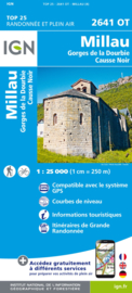 Wandelkaart Millau, Gorges de la Dourbie, Causse Noir |  IGN 2641OT - IGN 2641 OT | ISBN 9782758545439