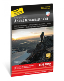 Wandelkaart  Áhkká & Sarektjåkkå | Calazo | 1:25.000 | ISBN 9789189079175