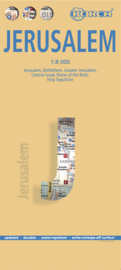 Stadskaart Jerusalem | Borch | 1:8000 | ISBN 9783866093324