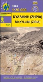 Wandelkaart  Mt. Kyllini (Ziria) | Anavasi 8.31 | 1:25.000 | ISBN 9789609412490