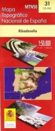 Wandelkaart - Topografische kaart Ribadesella | 1:50.000 | CNIG 31 | ISBN 9788441648555