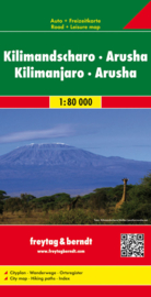 Wandelkaart Kilimanjaro & Arusha | Freytag & Berndt | ISBN 9783707909647
