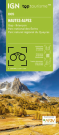 Wegenkaart - fietskaart Hautes-Alpes - Gap Briançon PN Ecrins PNR Queyras | IGN D05 | ISBN 9782758553397