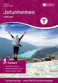 Wandelkaart Jotunheimen 2215 | Nordeca | 1:100.000 | ISBN 7046660022153