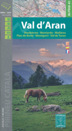 Wandelkaart Valle D`Aran | Editorial Alpina | Centrale Pyreneeën | 1:40.000 | ISBN 9788480906913
