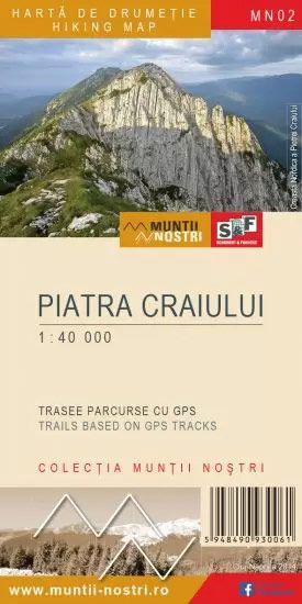 Wandelkaart Königsteingebirge (Piatra Craiului) | Schubert & Franzke | 1:40.000 | ISBN 5948490930658
