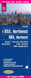 Wegenkaart USA 1, Noordwest Washington en Oregon | Reise Know How | 1:750.000 | ISBN 9783831774050