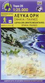 Wandelkaart Lefka Ori, Sfakia - Pahnes - Kreta | Anavasi 11.11 - 11.12  | 25.000 | ISBN 9789609412193