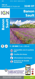 Wandelkaart Banon, Sault, Sederon | Vaucluse - Drome | IGN 3240OT - IGN 3240 OT | ISBN 9782758553502