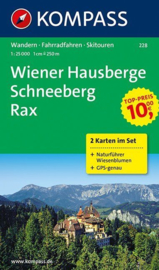 Wandelkaart Wiener Hausberge-Rax-Schneeberg | Kompass 228 | ISBN 9783850262101