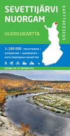 Wandelkaart  Sevettijarvi-Nuorgam | Karttakeskus - Genimap | 1:100.000 | ISBN 9789522662774