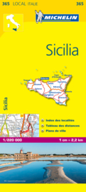 Wegenkaart Sicilia nr. 365 | Michelin | 1:200.000 | ISBN 9782067127272