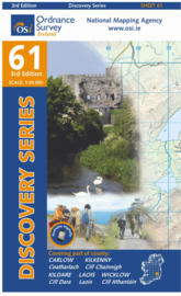 Wandelkaart Ordnance Survey / Discovery series | Carlow / Kildare/ Kilkenny / Laois 61 | ISBN 9781907122606